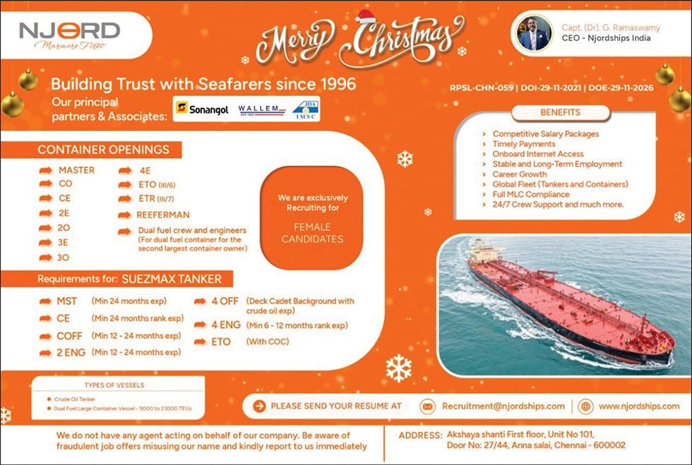 Njordships vacancies
