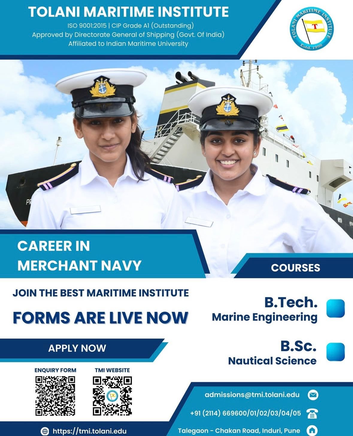 Tolani Maritime Institute vacancies