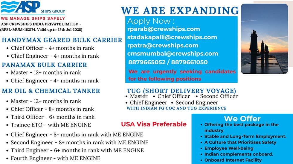 ASP Ships Group vacancies