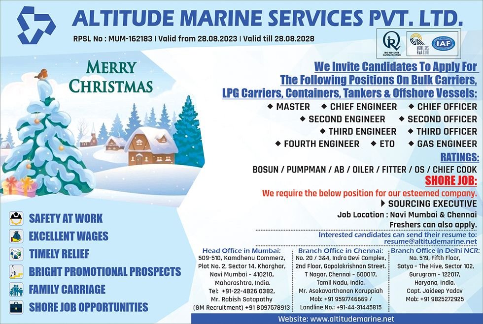 Altitude Marine Services Private Limited vacancies