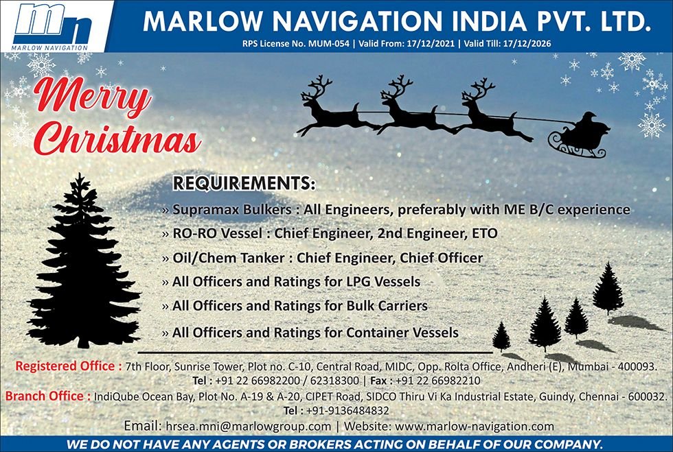 Marlow Navigation India Private Limited vacancies
