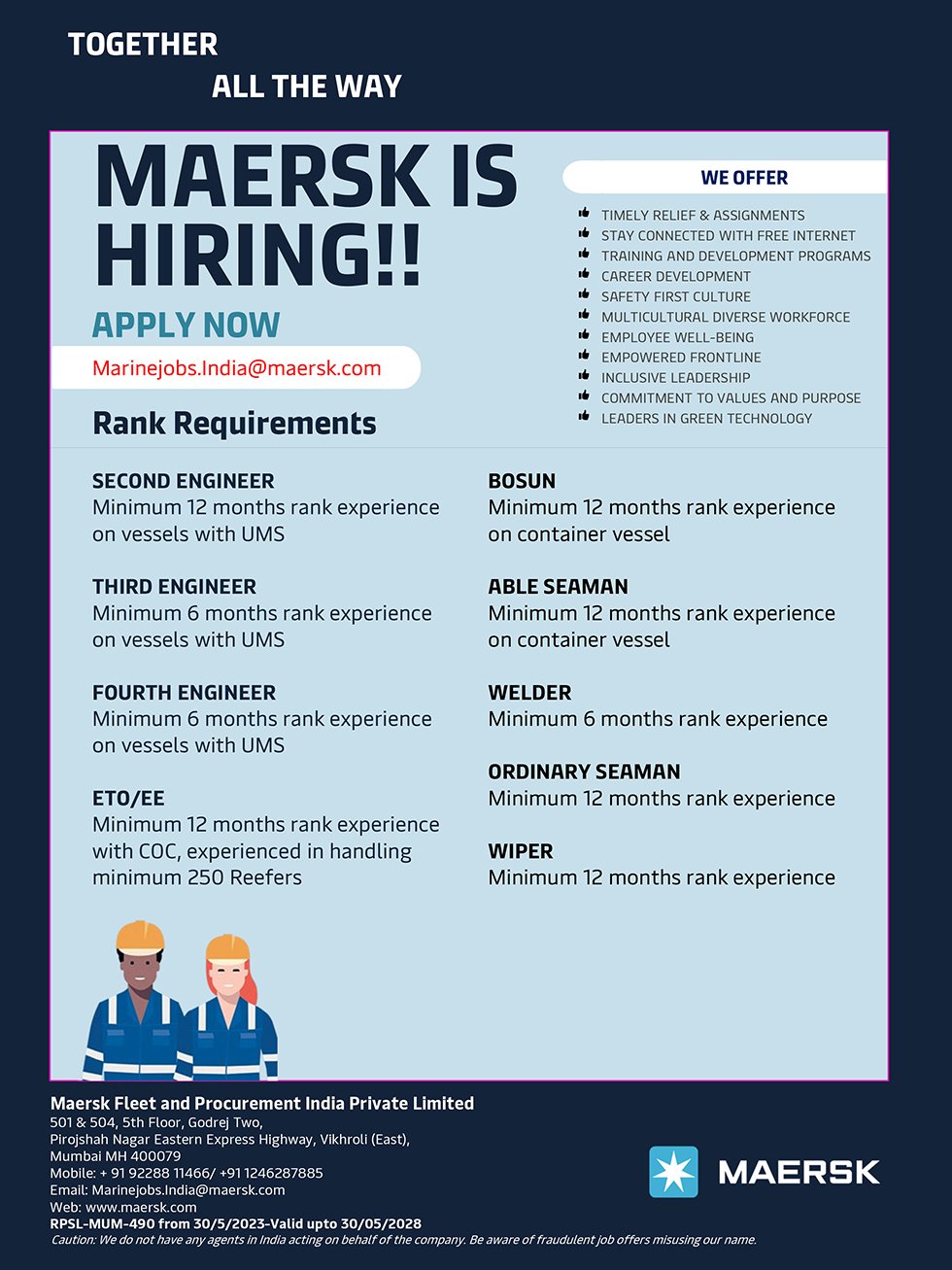 Maersk vacancies