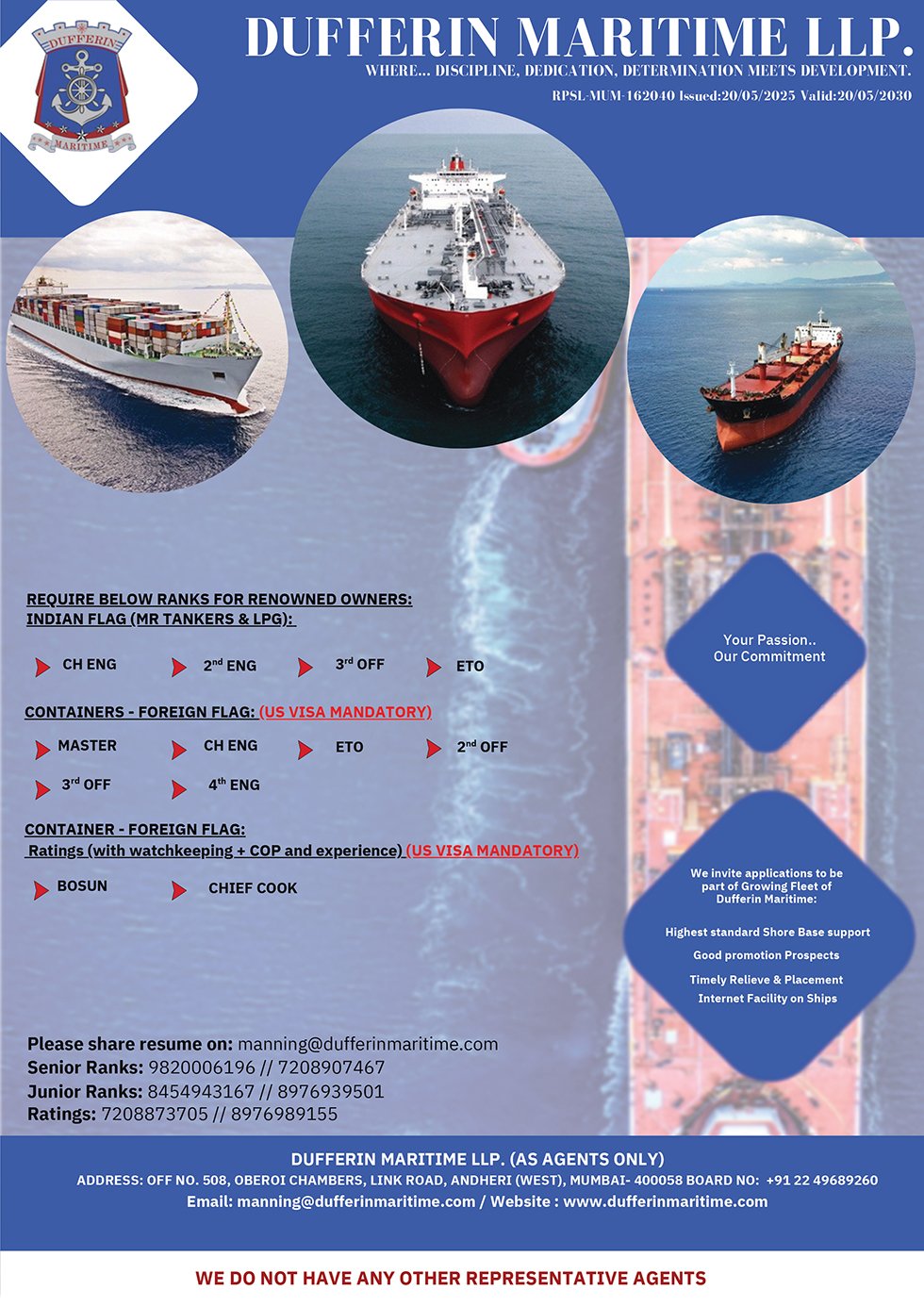 Dufferin Maritime Llp vacancies